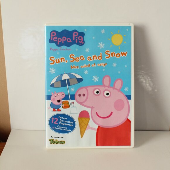 ❄️ 5/$25 🎄Peppa Pig Sun, Sea and Snow  DVD - Picture 1 of 1